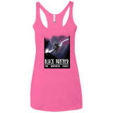 T-Shirts Vintage Pink / X-Small Black Panther The Animated Series Women's Triblend Racerback Tank