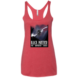 T-Shirts Vintage Red / X-Small Black Panther The Animated Series Women's Triblend Racerback Tank