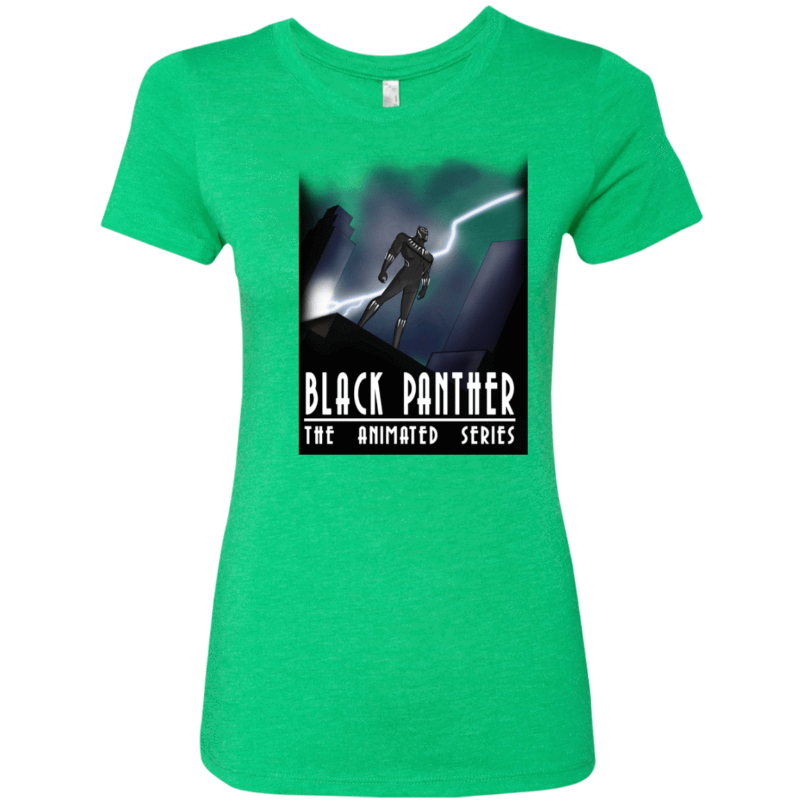 T-Shirts Envy / S Black Panther The Animated Series Women's Triblend T-Shirt