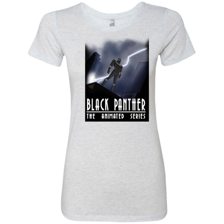 T-Shirts Heather White / S Black Panther The Animated Series Women's Triblend T-Shirt