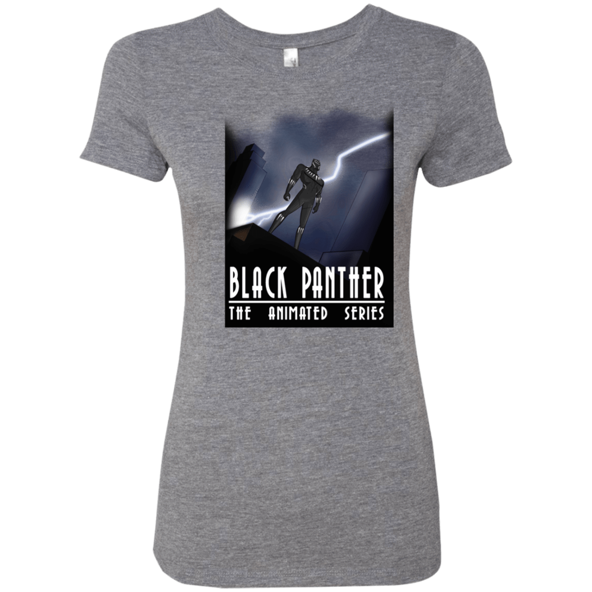 T-Shirts Premium Heather / S Black Panther The Animated Series Women's Triblend T-Shirt