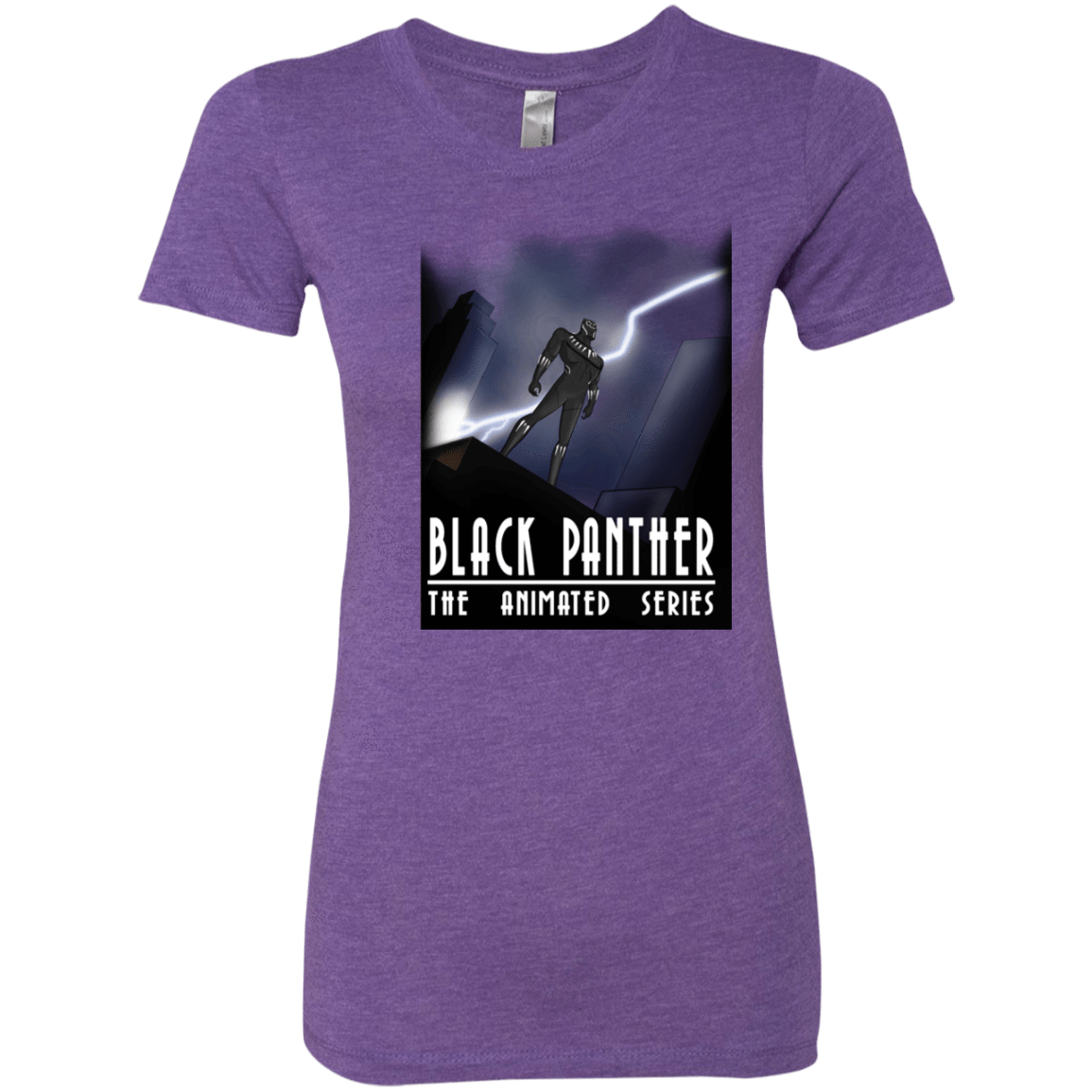 T-Shirts Purple Rush / S Black Panther The Animated Series Women's Triblend T-Shirt