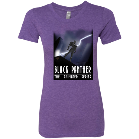 T-Shirts Purple Rush / S Black Panther The Animated Series Women's Triblend T-Shirt