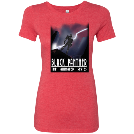 T-Shirts Vintage Red / S Black Panther The Animated Series Women's Triblend T-Shirt