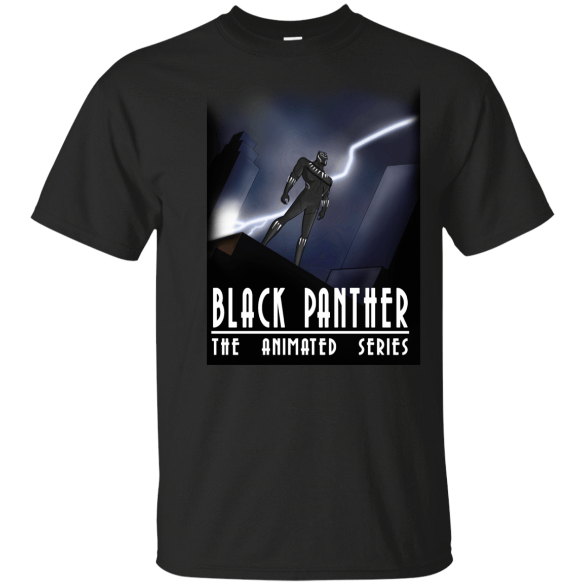 T-Shirts Black / YXS Black Panther The Animated Series Youth T-Shirt
