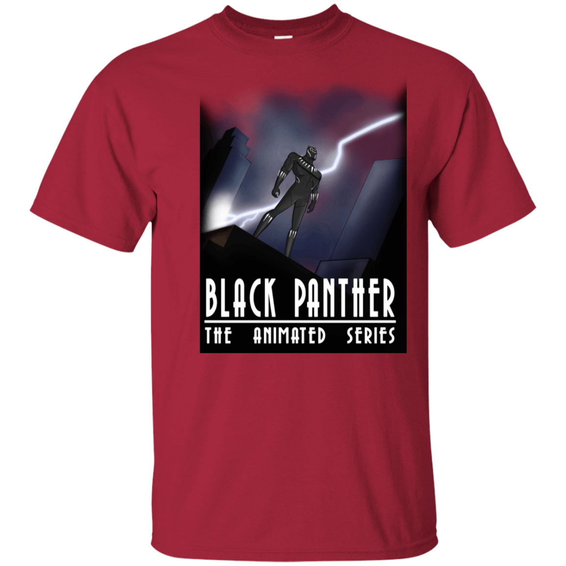 T-Shirts Cardinal / YXS Black Panther The Animated Series Youth T-Shirt