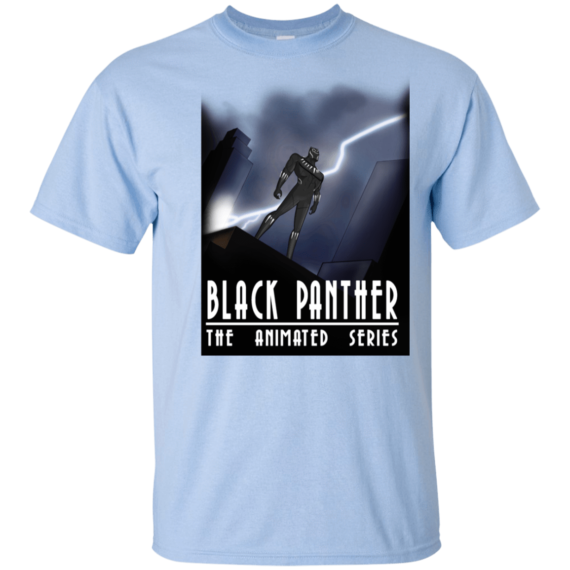T-Shirts Light Blue / YXS Black Panther The Animated Series Youth T-Shirt