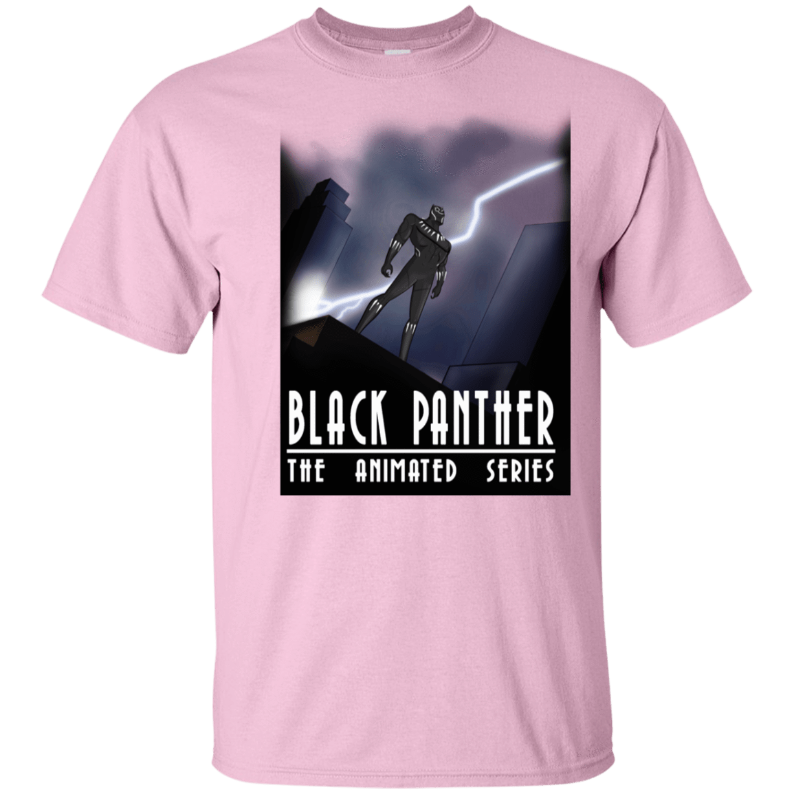 T-Shirts Light Pink / YXS Black Panther The Animated Series Youth T-Shirt