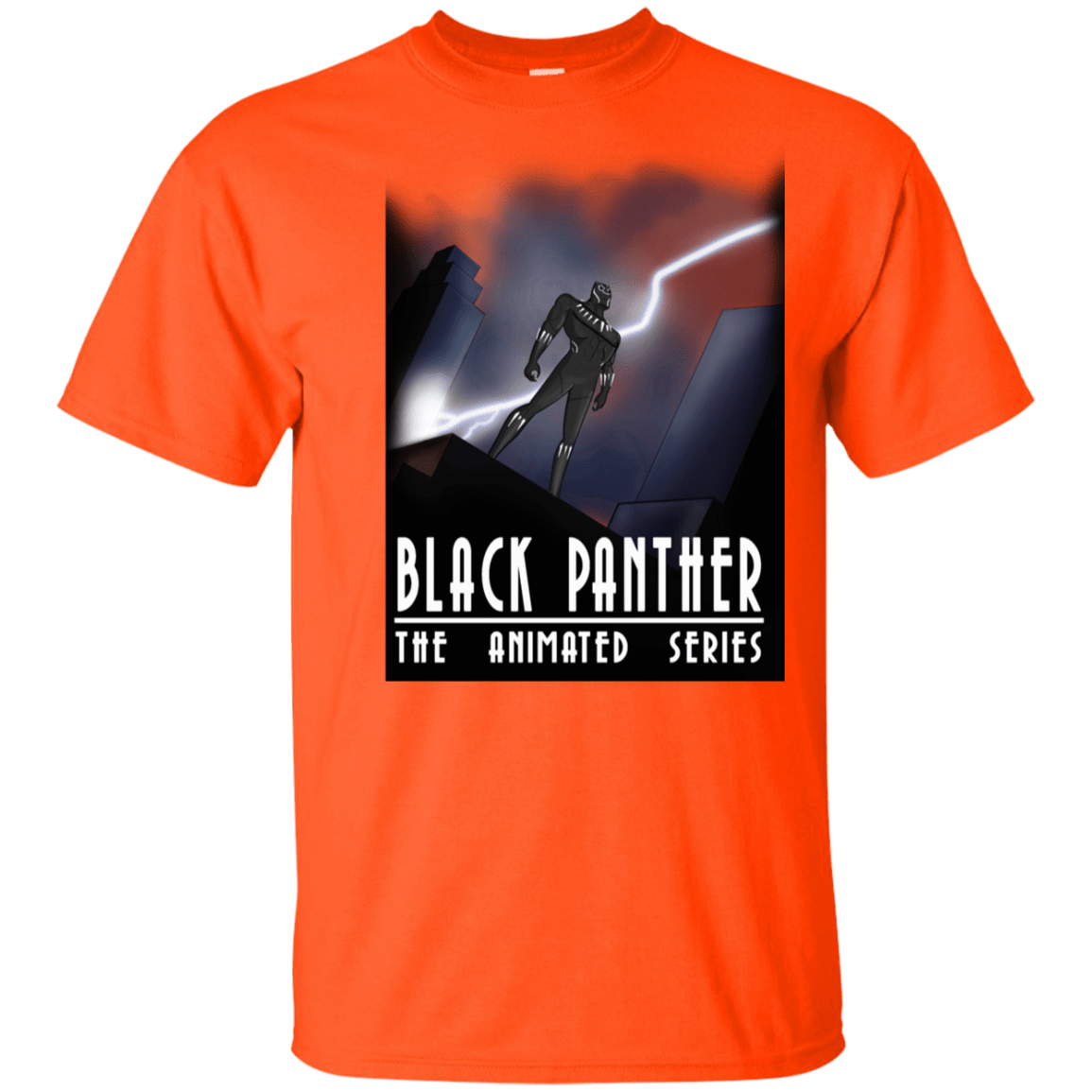 T-Shirts Orange / YXS Black Panther The Animated Series Youth T-Shirt