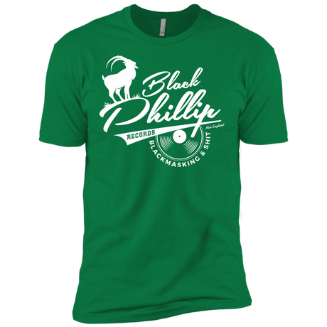 T-Shirts Kelly Green / X-Small BLACK PHILLIP RECORDS Men's Premium T-Shirt