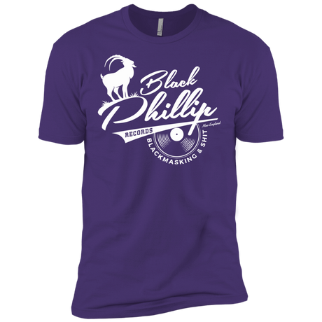 T-Shirts Purple / X-Small BLACK PHILLIP RECORDS Men's Premium T-Shirt