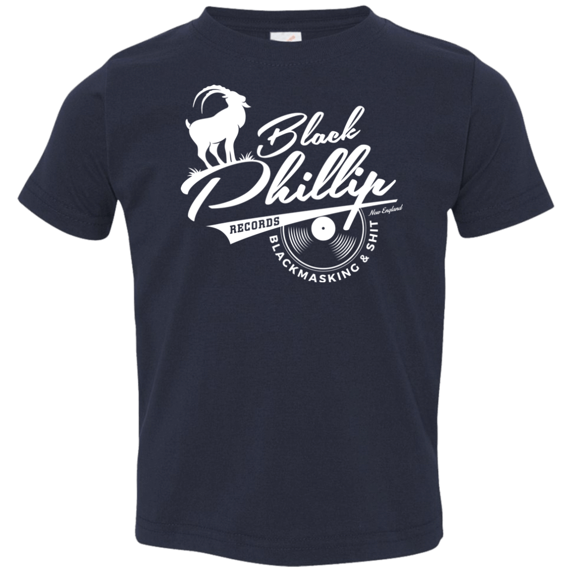 T-Shirts Navy / 2T BLACK PHILLIP RECORDS Toddler Premium T-Shirt