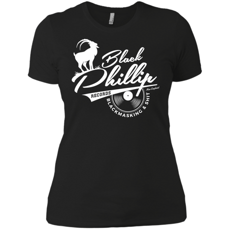 T-Shirts Black / X-Small BLACK PHILLIP RECORDS Women's Premium T-Shirt