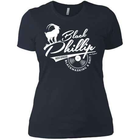 T-Shirts Indigo / X-Small BLACK PHILLIP RECORDS Women's Premium T-Shirt