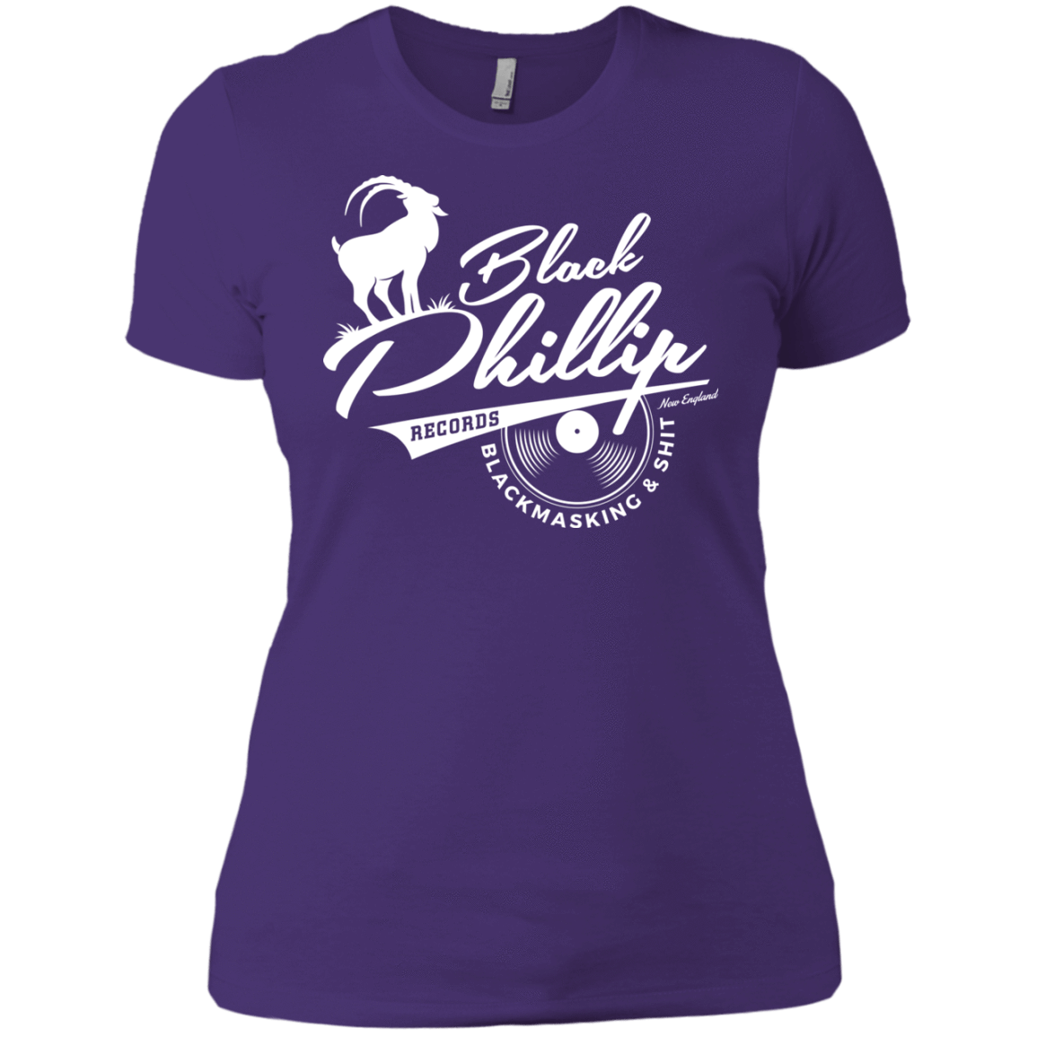 T-Shirts Purple / X-Small BLACK PHILLIP RECORDS Women's Premium T-Shirt