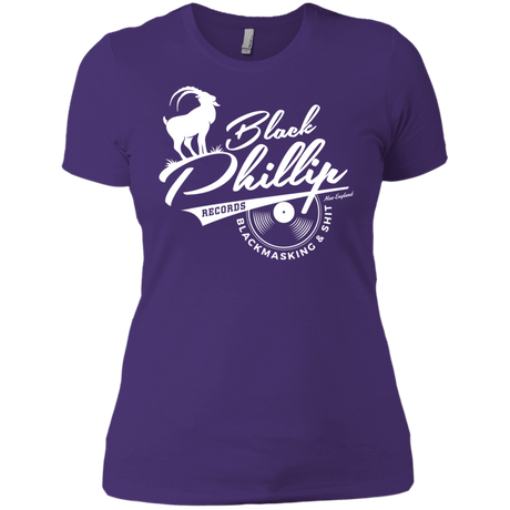 T-Shirts Purple / X-Small BLACK PHILLIP RECORDS Women's Premium T-Shirt