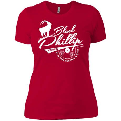 T-Shirts Red / X-Small BLACK PHILLIP RECORDS Women's Premium T-Shirt
