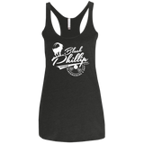 T-Shirts Vintage Black / X-Small BLACK PHILLIP RECORDS Women's Triblend Racerback Tank