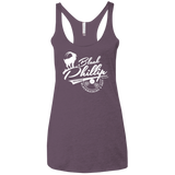 T-Shirts Vintage Purple / X-Small BLACK PHILLIP RECORDS Women's Triblend Racerback Tank
