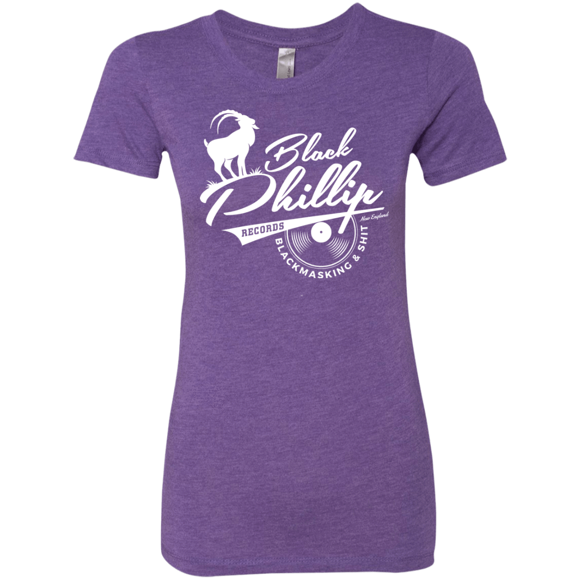 T-Shirts Purple Rush / Small BLACK PHILLIP RECORDS Women's Triblend T-Shirt
