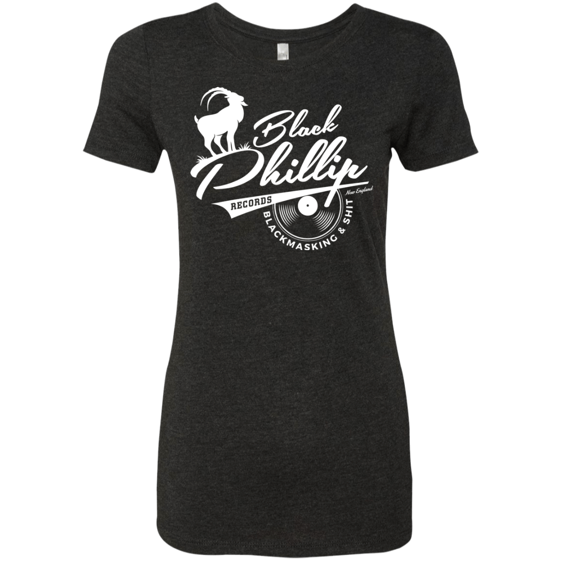 T-Shirts Vintage Black / Small BLACK PHILLIP RECORDS Women's Triblend T-Shirt