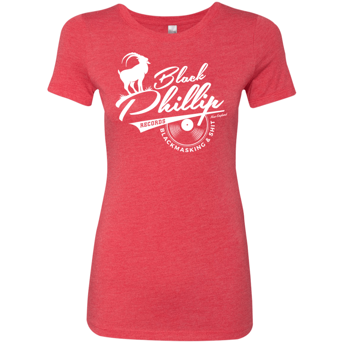 T-Shirts Vintage Red / Small BLACK PHILLIP RECORDS Women's Triblend T-Shirt