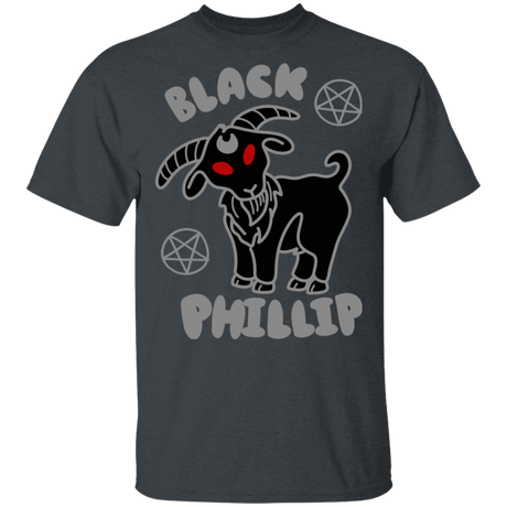 T-Shirts Dark Heather / S Black Phillip T-Shirt