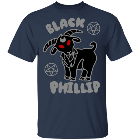 T-Shirts Navy / S Black Phillip T-Shirt