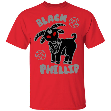 T-Shirts Red / S Black Phillip T-Shirt