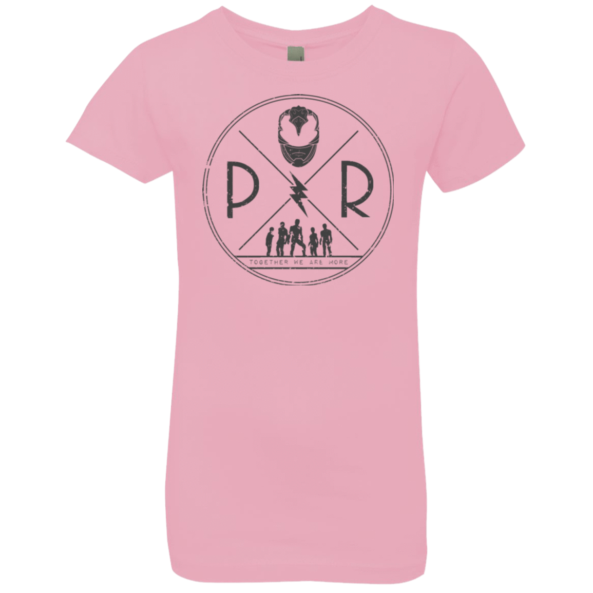 T-Shirts Light Pink / YXS Black Power Girls Premium T-Shirt