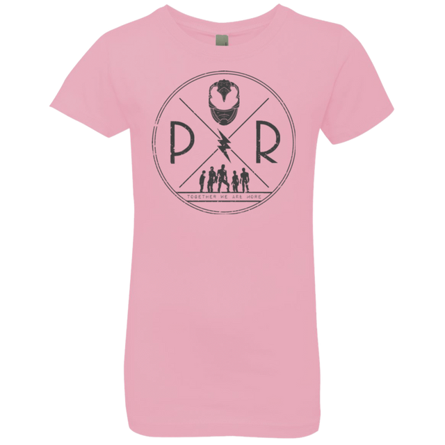 T-Shirts Light Pink / YXS Black Power Girls Premium T-Shirt