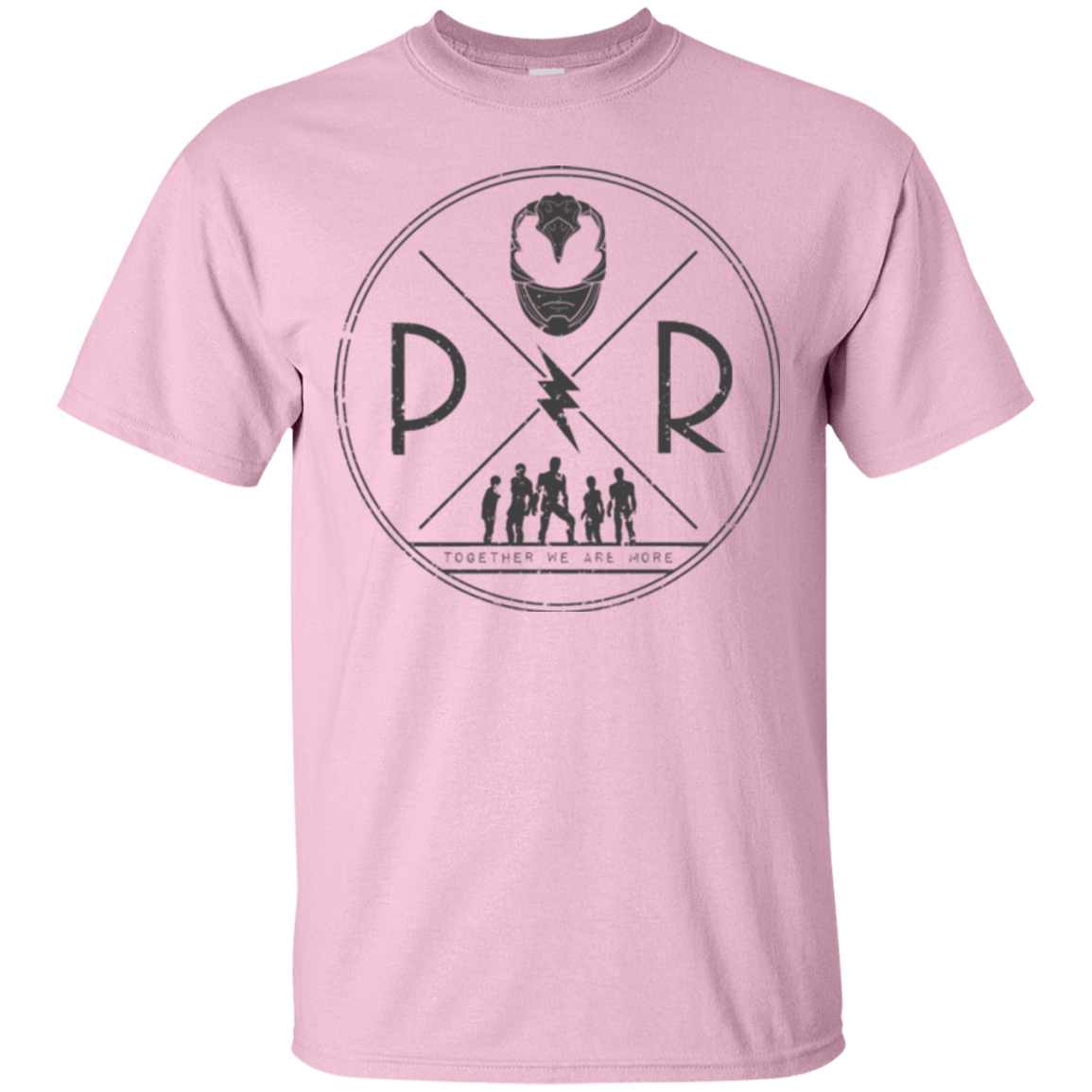 T-Shirts Light Pink / Small Black Power T-Shirt