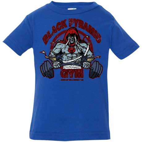 T-Shirts Royal / 6 Months Black Pyramid Gym Infant Premium T-Shirt