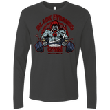 T-Shirts Heavy Metal / Small Black Pyramid Gym Men's Premium Long Sleeve