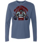 T-Shirts Indigo / Small Black Pyramid Gym Men's Premium Long Sleeve