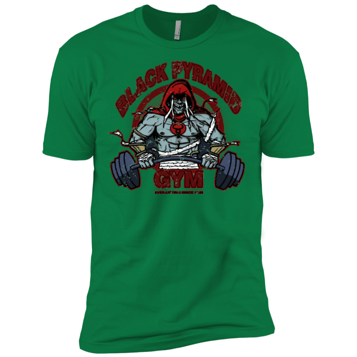T-Shirts Kelly Green / X-Small Black Pyramid Gym Men's Premium T-Shirt