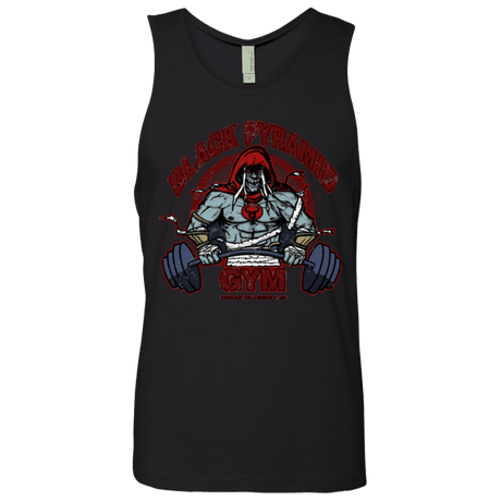 T-Shirts Black / Small Black Pyramid Gym Men's Premium Tank Top