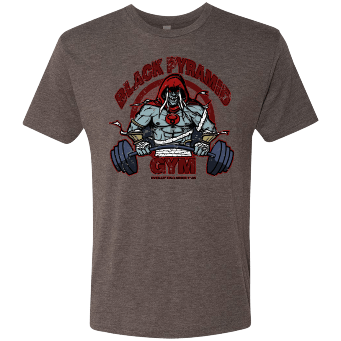 T-Shirts Macchiato / Small Black Pyramid Gym Men's Triblend T-Shirt