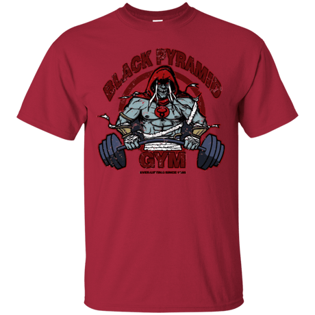 T-Shirts Cardinal / Small Black Pyramid Gym T-Shirt