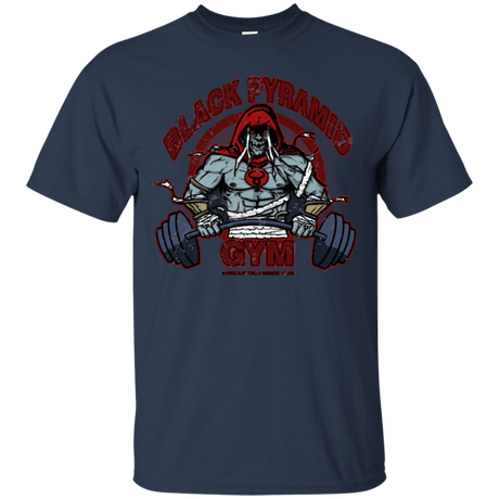 T-Shirts Navy / Small Black Pyramid Gym T-Shirt