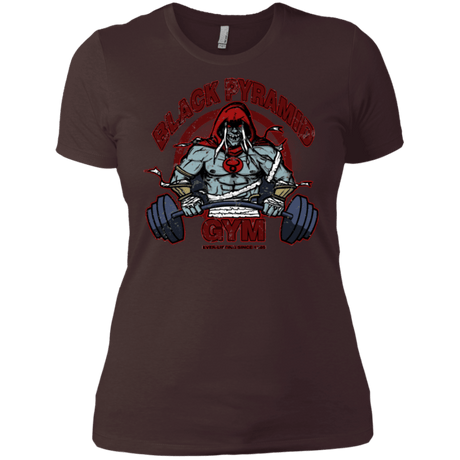 T-Shirts Dark Chocolate / X-Small Black Pyramid Gym Women's Premium T-Shirt