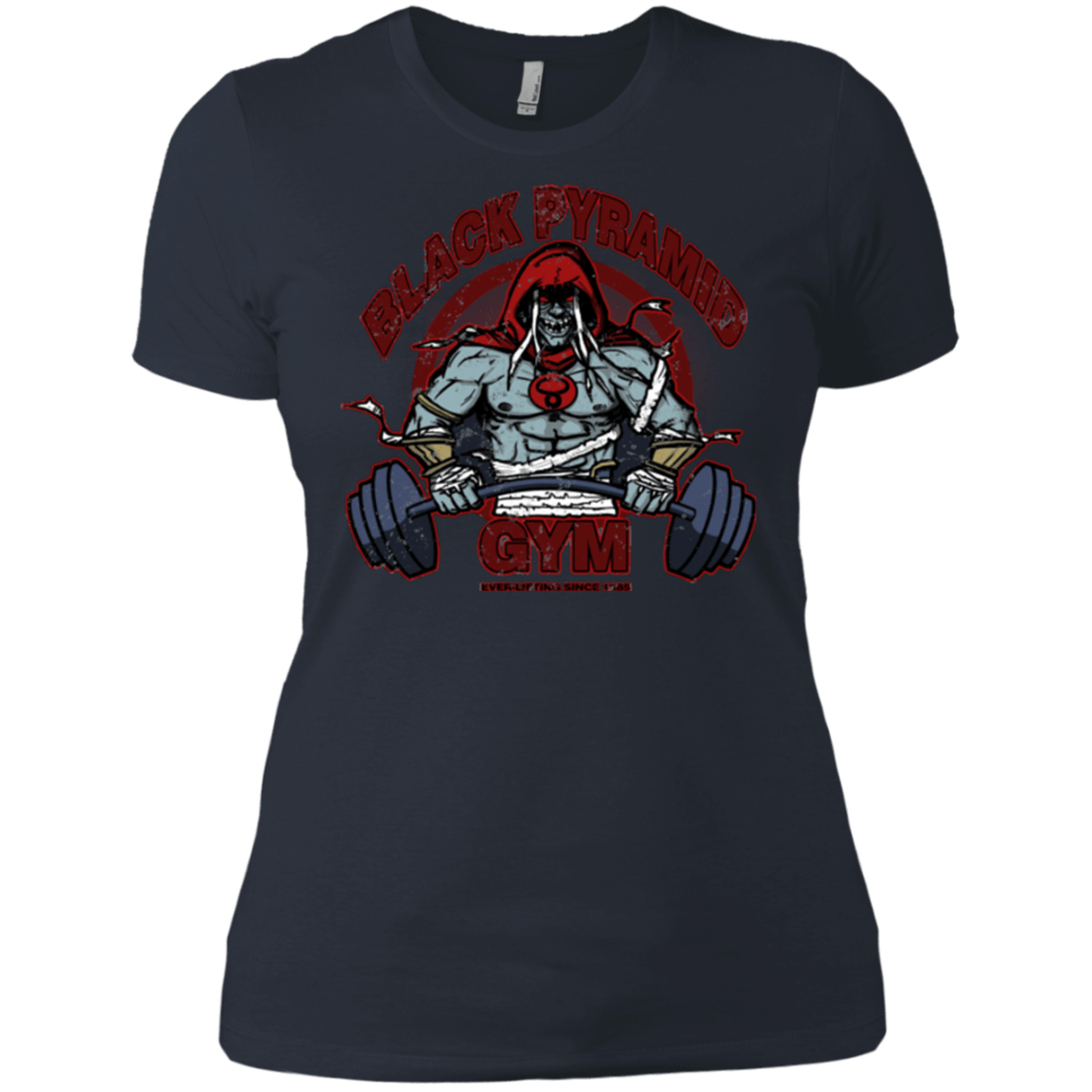 T-Shirts Indigo / X-Small Black Pyramid Gym Women's Premium T-Shirt