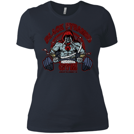 T-Shirts Indigo / X-Small Black Pyramid Gym Women's Premium T-Shirt