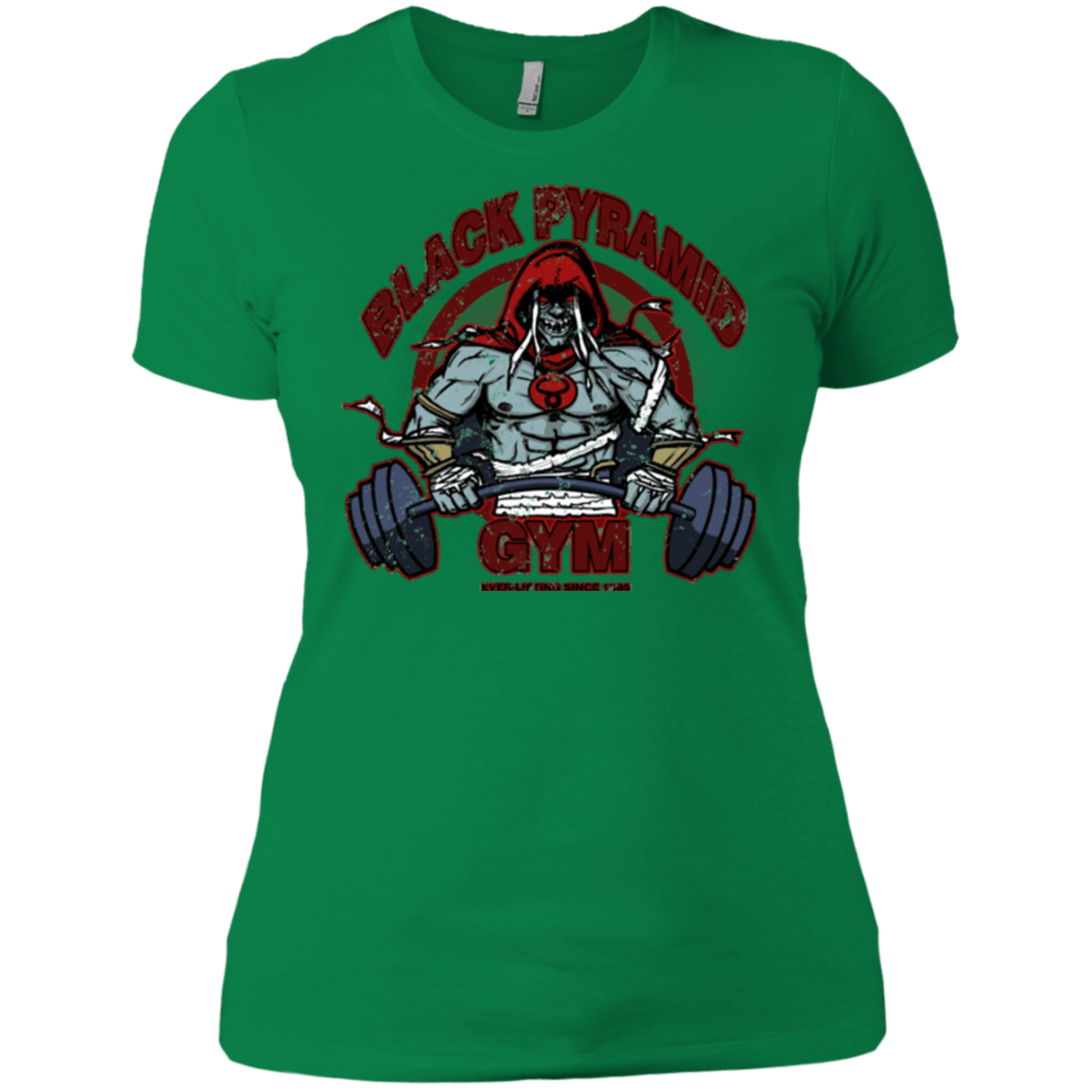 T-Shirts Kelly Green / X-Small Black Pyramid Gym Women's Premium T-Shirt