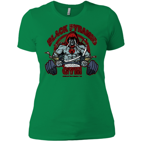 T-Shirts Kelly Green / X-Small Black Pyramid Gym Women's Premium T-Shirt