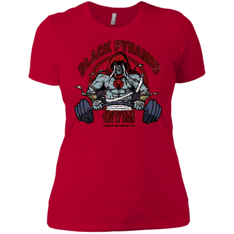 T-Shirts Red / X-Small Black Pyramid Gym Women's Premium T-Shirt