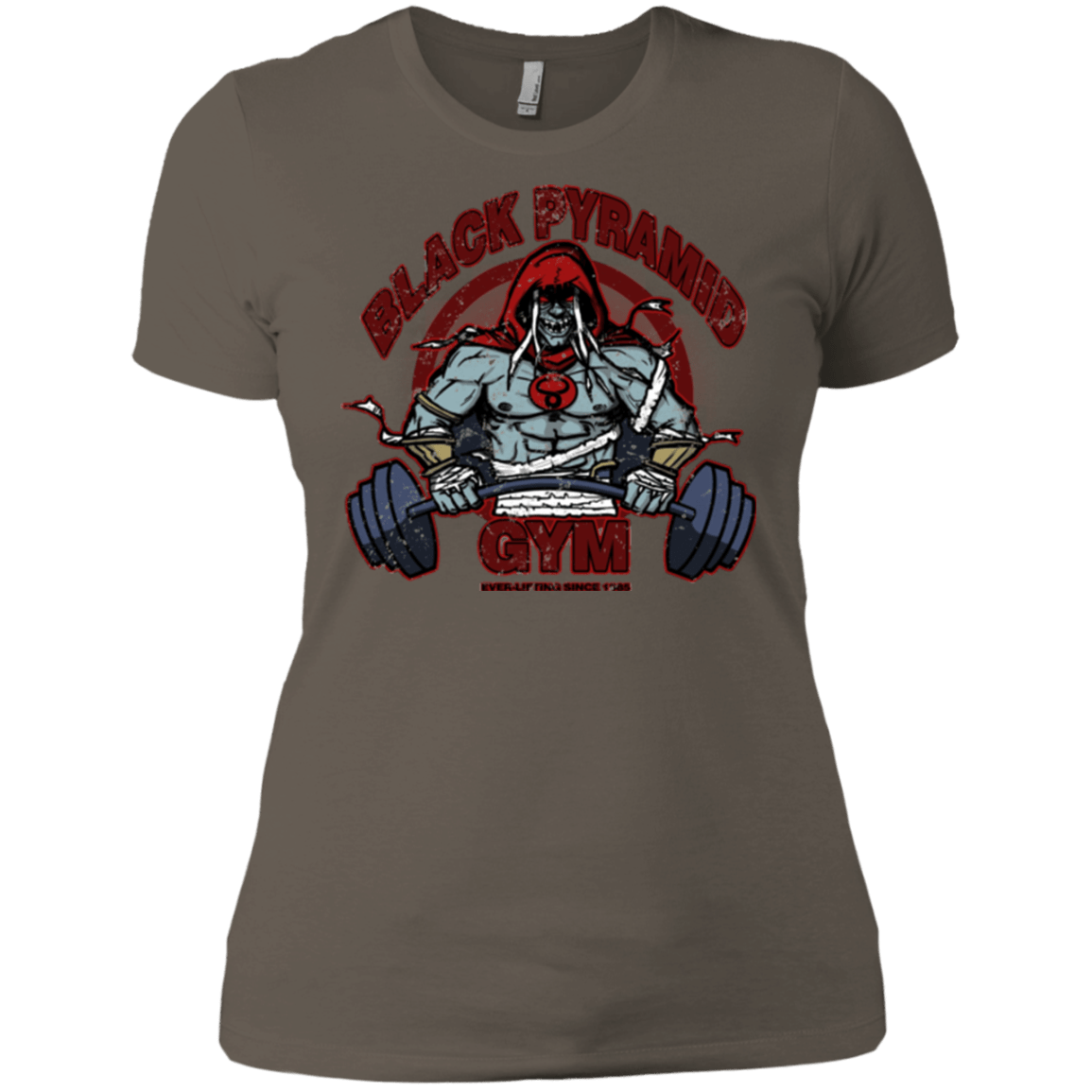 T-Shirts Warm Grey / X-Small Black Pyramid Gym Women's Premium T-Shirt