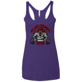T-Shirts Purple / X-Small Black Pyramid Gym Women's Triblend Racerback Tank