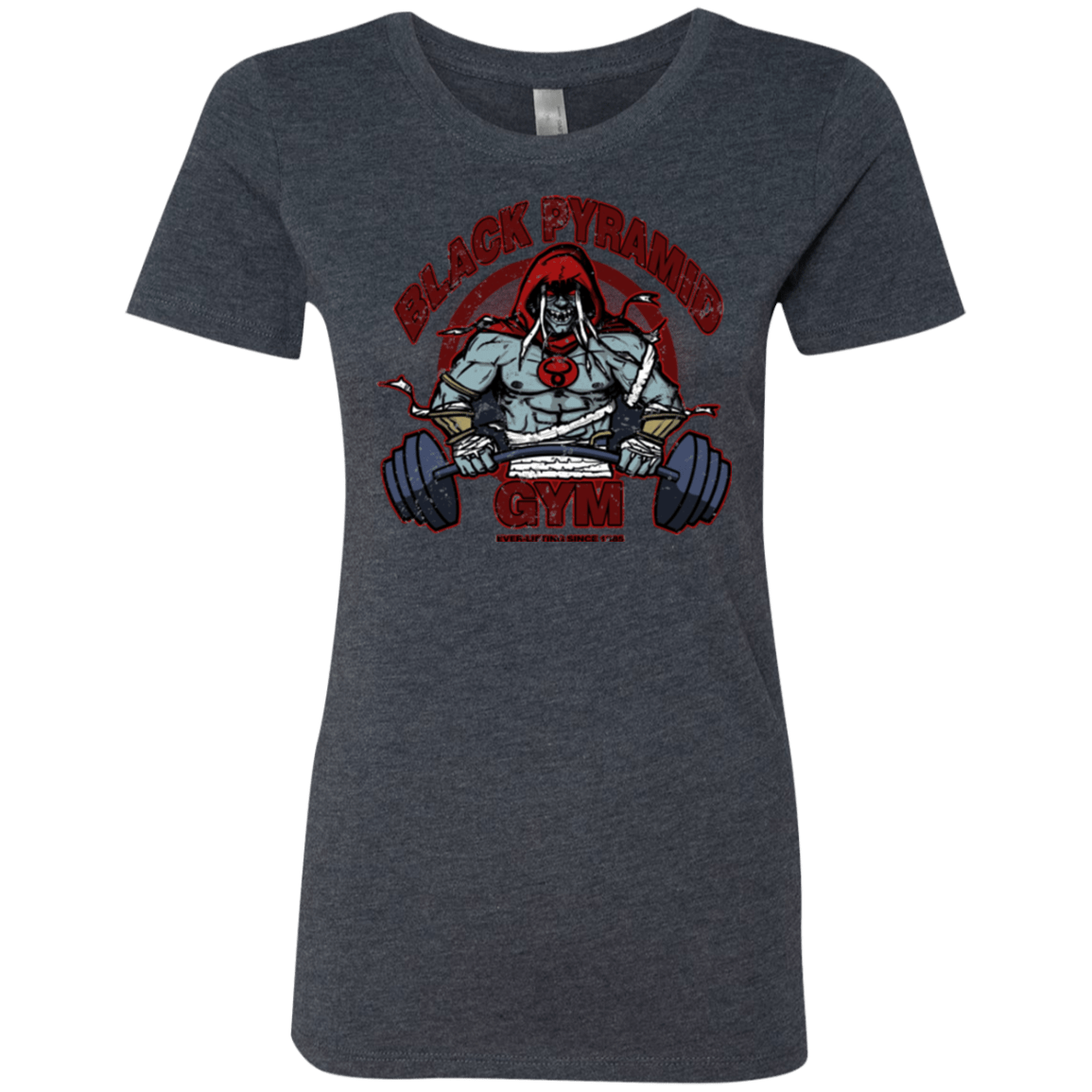 T-Shirts Vintage Navy / Small Black Pyramid Gym Women's Triblend T-Shirt