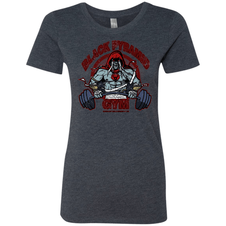 T-Shirts Vintage Navy / Small Black Pyramid Gym Women's Triblend T-Shirt